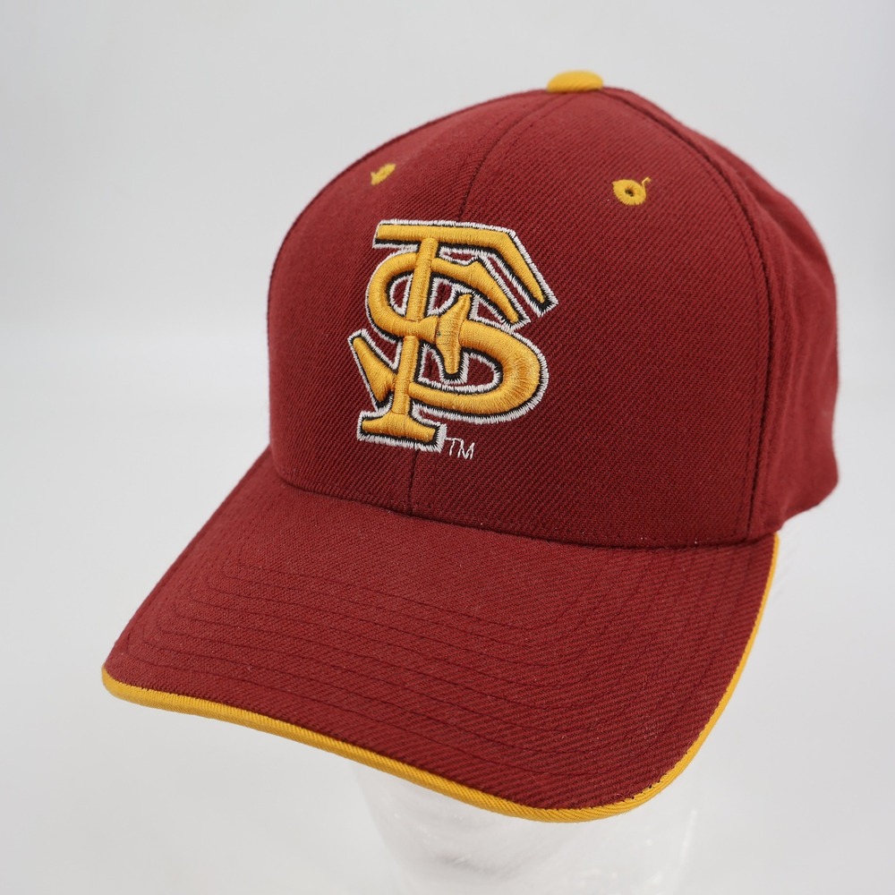 Team Spirit FSU Seminoles Hat Unisex OSFM Garnet Gold Embroidered Baseball Cap